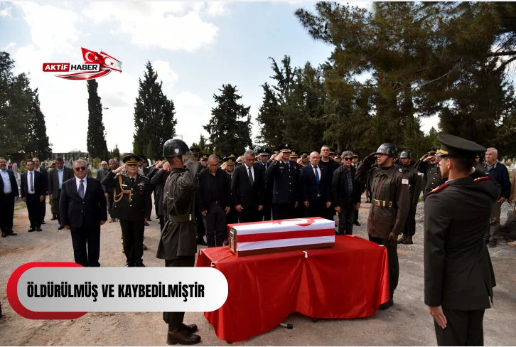  1964 yılında kaybolan Şehit Reşat Ahmet askeri t&ouml;renle defnedildi