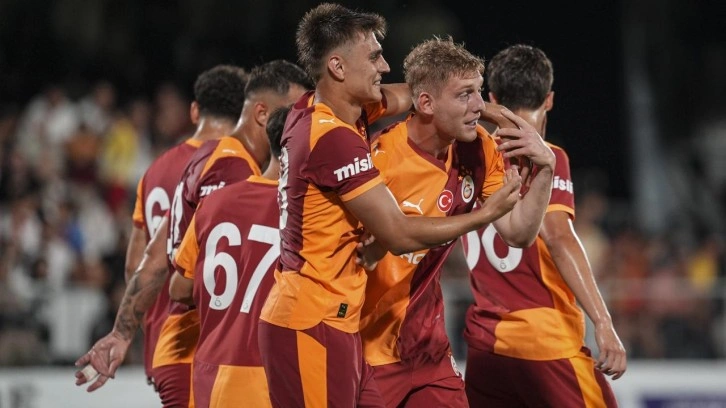 2009'lu yıldız adayından gol! 7 gollü maçta kazanan Galatasaray