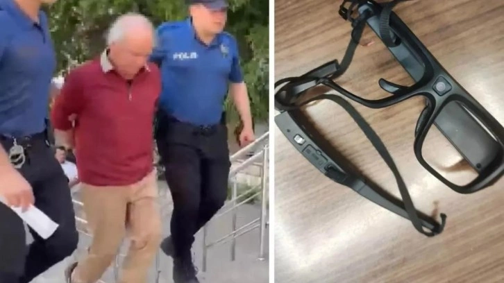 77 yaşındaki adamdan akılalmaz sapıklık: Kameralı gözlükle kadınları kayda almış!
