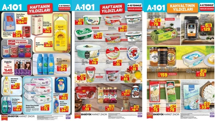 A101 4-10 Temmuz aktüel ürünler kataloğunda peş peşe indirim! Fiyatlar düşürüldü
