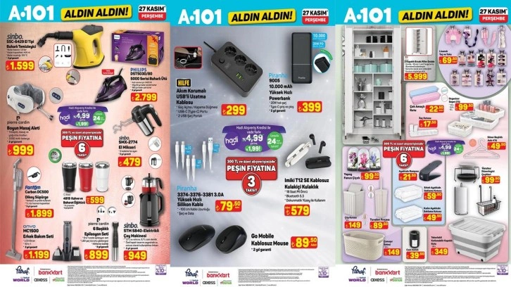 A101'de indirim üstüne indirim! 27 Ekim'de kaçırılmayacak kampanya...
