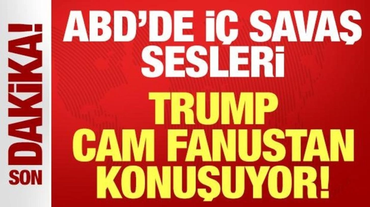 ABD'de iç savaş sesleri: Trump kurşun geçirmez cam fanustan konuşuyor...