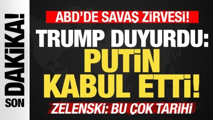 ABD'de tarihi savaş zirvesi! Trump son dakika duyurdu: Putin kabul etti