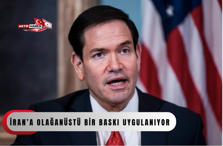 ABD Dışişleri Bakanı Rubio: "İran&rsquo;a olağan&uuml;st&uuml; bir baskı uygulanıyor, bu baskı daha da artırılabilir""