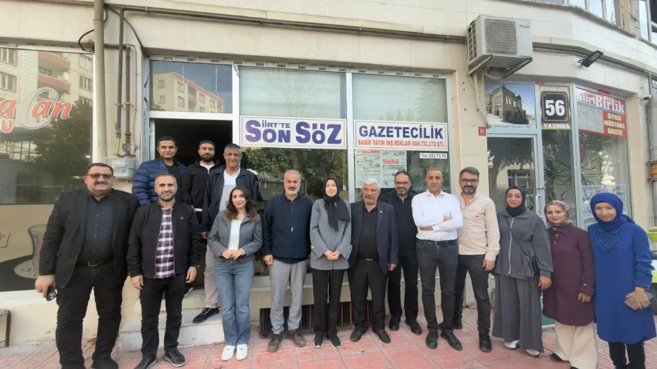 AK Parti Siirt Kadın Kollarından Gazetemize Ziyaret