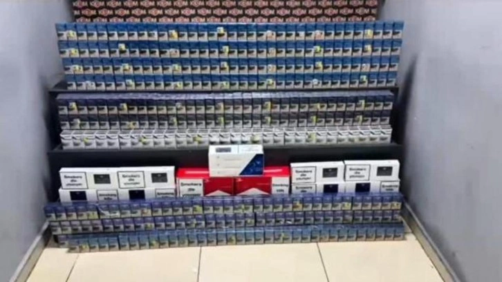 Ağrı&rsquo;da 2 bin paket ka&ccedil;ak sigara ele ge&ccedil;irildi