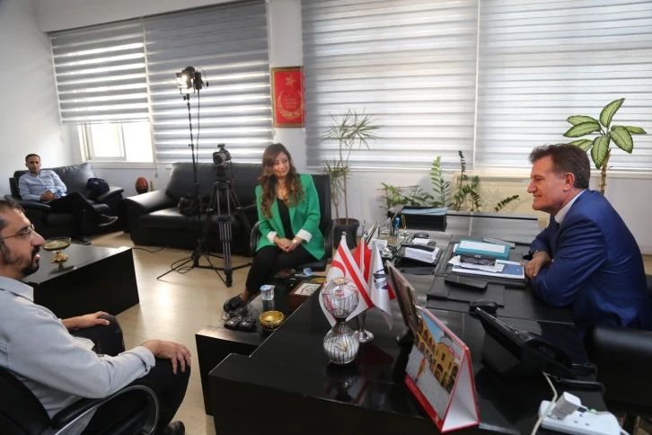 Arıklı Lübnan televizyon kanalı Al Mayadeen Live'e röportaj verdi : “İsrail, Kıbrıs’ta barışın önündeki büyük engellerden biri”