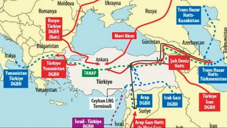 Azerbaycan'dan Suriye'ye iki milyar metreküp gaz