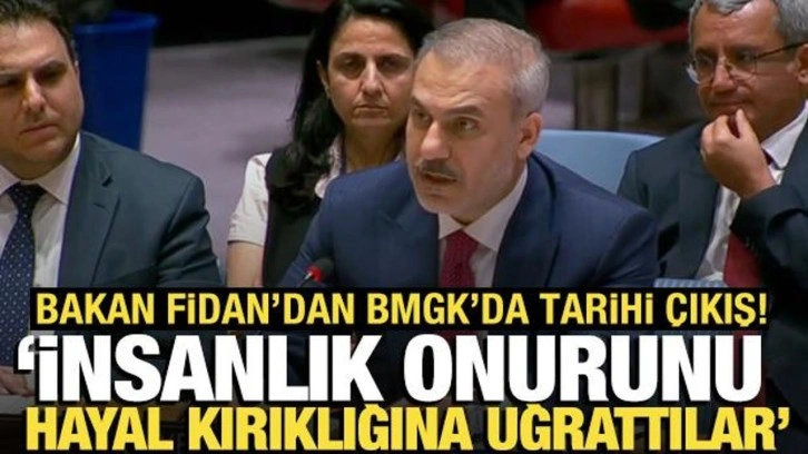 Bakan Fidan'dan sert çıkış: 