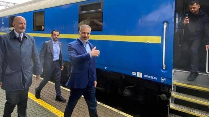 Bakan Fidan, Kiev'e gidiyor! Polonya'dan trenle hareket etti