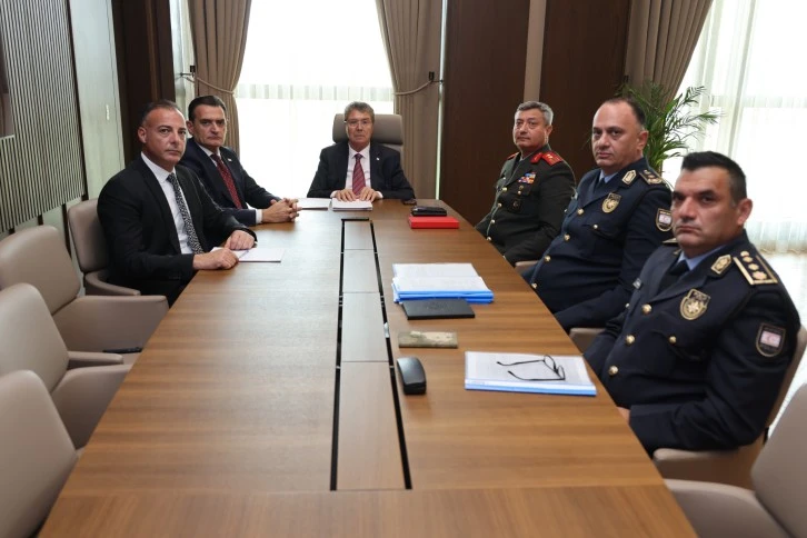  Başbakanlık'ta iç güvenlik toplantısı.. Üstel: &quot;Halkımızın huzurunu kimsenin bozmasına izin vermeyeceğiz”