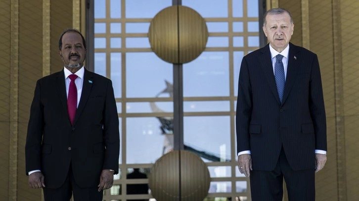 Başkan Erdoğan, Somali Cumhurbaşkanı Mahmud ile görüştü