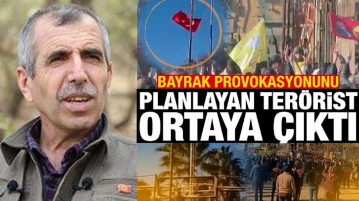 Bayrak provokasyonunu planlayan ter&ouml;rist ortaya &ccedil;ıktı