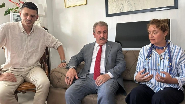 BBP Genel Başkanı Destici, Minguzzi ailesini ziyaret etti