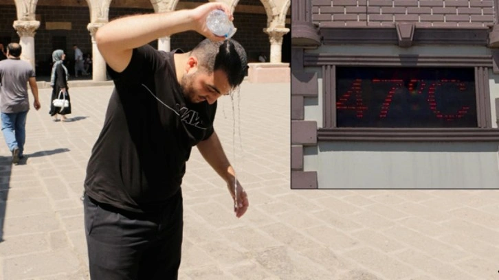 Bir ilimiz resmen kaynıyor! Termometre 47 dereceyi gösterdi: Cehennem gibi...