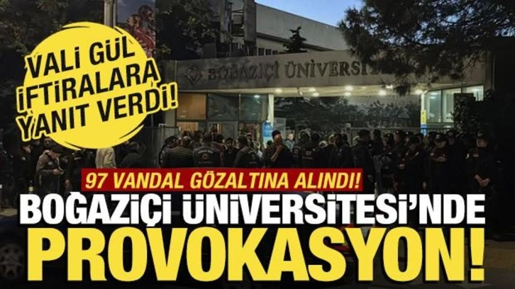 Boğaziçi Üniversitesi'nde protestoculardan polise saldırı! Valilikten açıklama