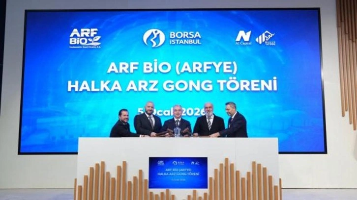 Borsa İstanbul'da yılın ilk gongu ARF Bio i&ccedil;in &ccedil;aldı
