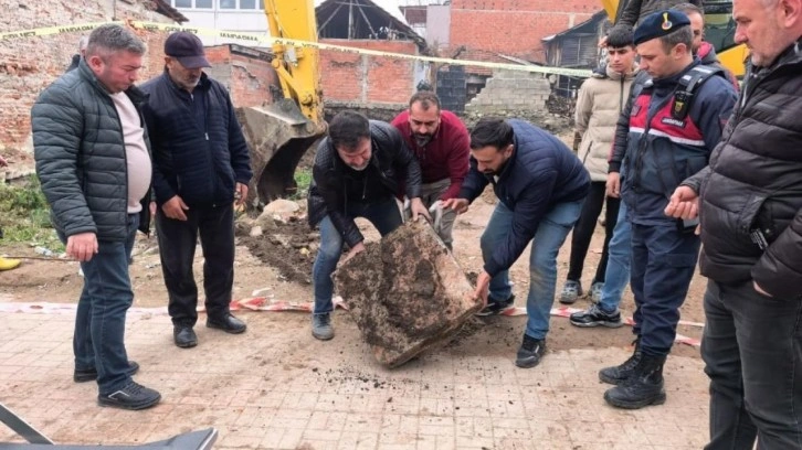 Bursa'da temel kazısında insan kemikleri bulundu