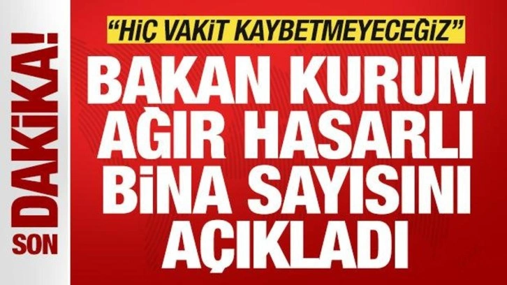 Çanakkale'de orman yangını: Bakan Kurum, ağır hasarlı bina sayısını açıkladı