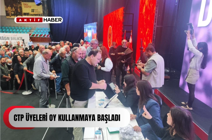 CTP’liler genel başkanlarını belirlemek üzere oy kullanmaya başladı