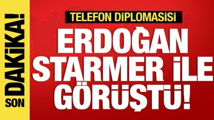 Cumhurbaşkanı Erdoğan, İngiltere Başbakanı Starmer ile görüştü!