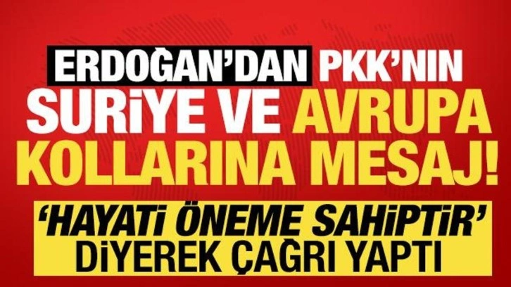 Cumhurbaşkanı Erdoğan: Örgütün tüm kolları feshe katılmalı!