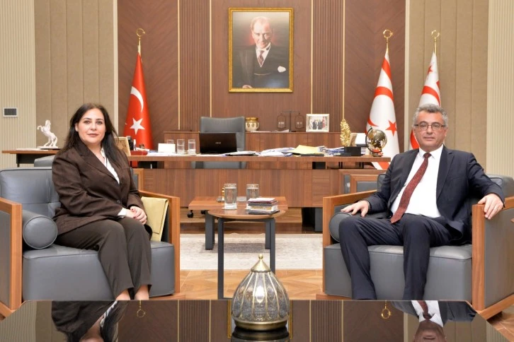  Cumhurbaşkanı Erh&uuml;rman, KKTC Londra Temsilcisi Mullahasan&rsquo;ı kabul etti