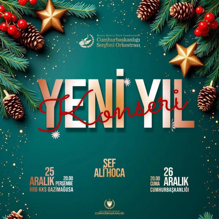  Cumhurbaşkanlığı Senfoni Orkestrası&rsquo;ndan &ldquo;2026&rsquo;ya Merhaba&rdquo; konserleri