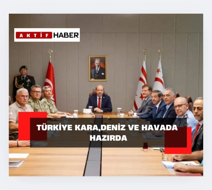 Cumhurbaşkanlığında güvenlik toplantısı gerçekleştirildi.