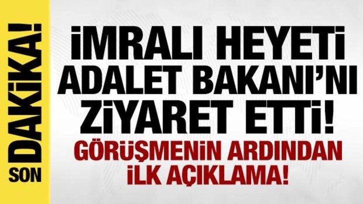 DEM heyeti, Adalet Bakanı Tun&ccedil;'u ziyaret etti!