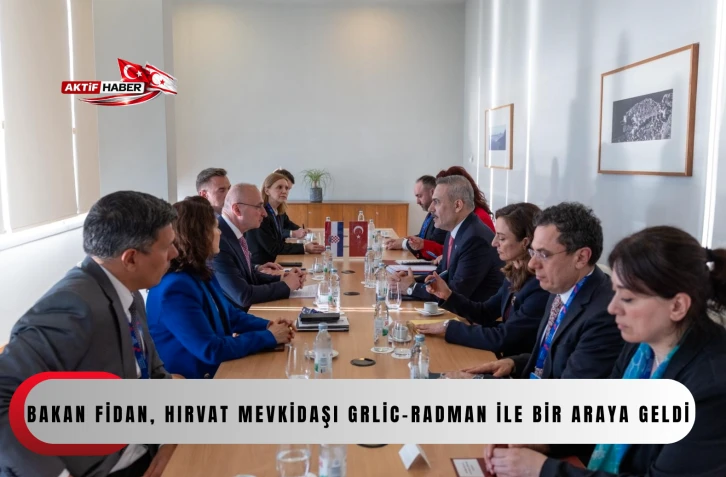  Dışişleri Bakanı Fidan, Hırvat mevkidaşı Grlic-Radman ile bir araya geldi