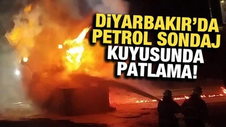 Diyarbakır’da petrol sondaj kuyusunda patlama; 7 yaralı