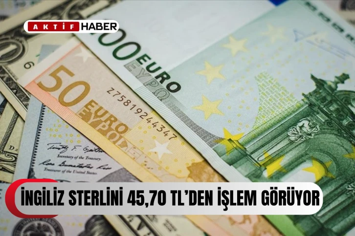 Dolar 36,30, sterlin 45,70, euro 38,05 TL’den işlem görüyor...