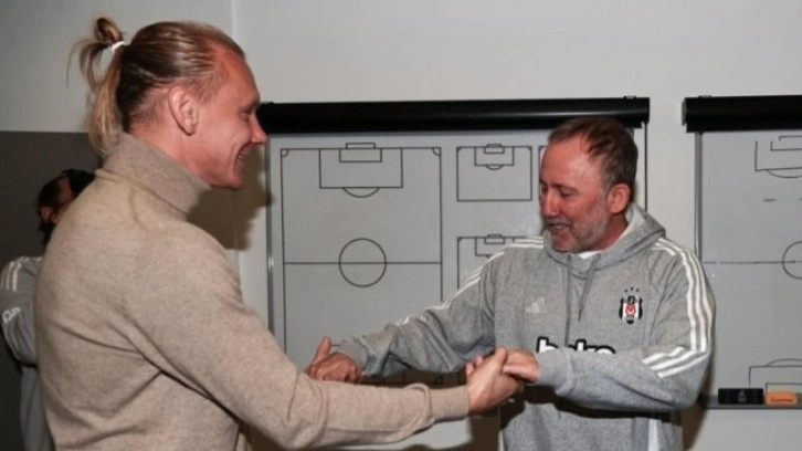 Domagoj Vida'dan Beşiktaş'a ziyaret