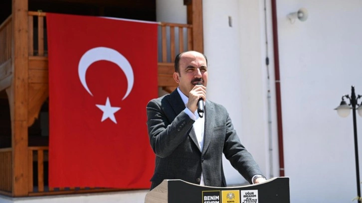 Ecevitzade Kadı Mehmed Efendi Camii restore edildi! Başkan Altay'dan açıklama