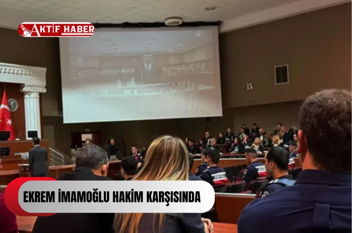 Ekrem İmamoğlu hakim karşısında...