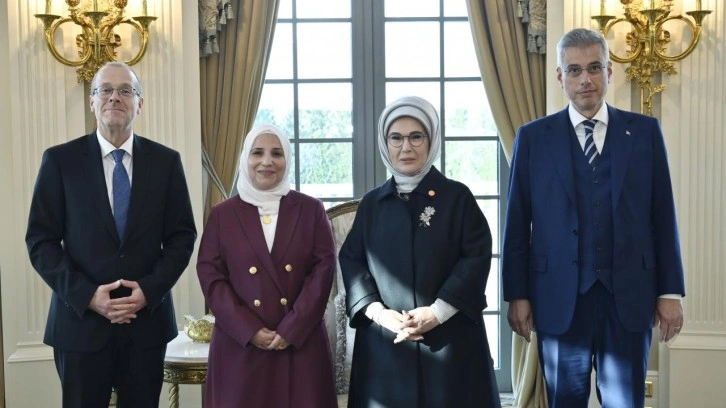 Emine Erdoğan, DSÖ heyetiyle görüştü