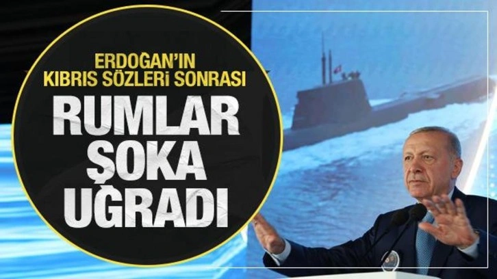 Erdoğan'ın Kıbrıs sözleri Rumları şoka uğrattı! Tarihi mesajı böyle gördüler