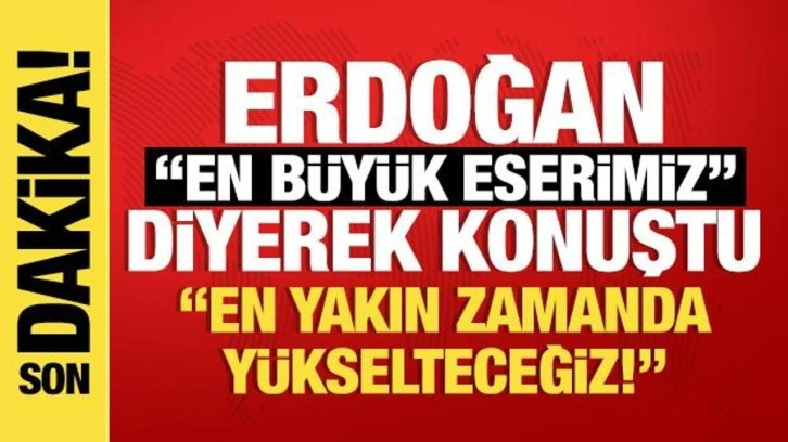 Erdoğan: Terörsüz Türkiye'yi yakın zamanda sağlam bir temel üzerinde yükselteceğiz!