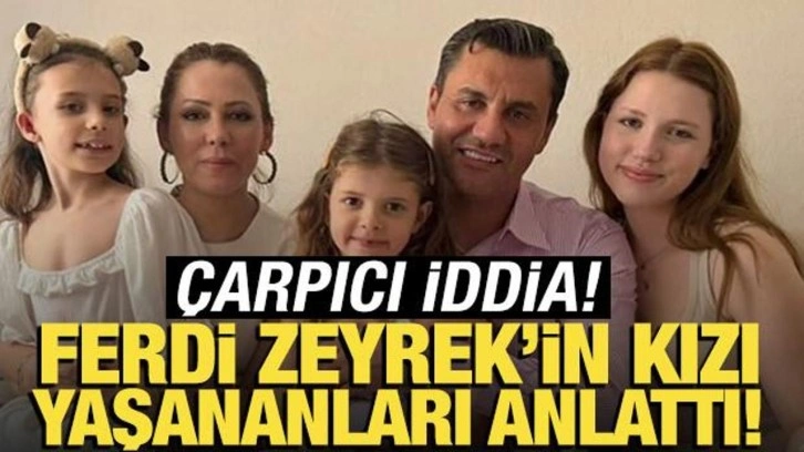 Ferdi Zeyrek'in kızından çarpıcı iddia! 'Kaza ihmaldi'