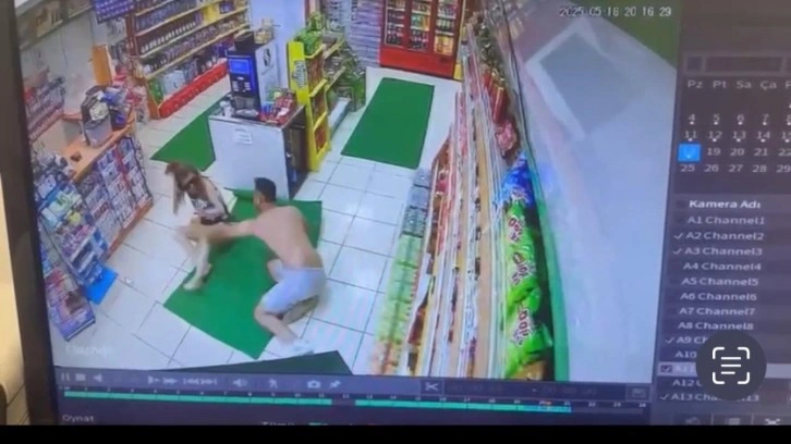 Fethiye’de akaryakıt istasyonunda dehşet! Kadını tekme ve yumruklarla dövdü