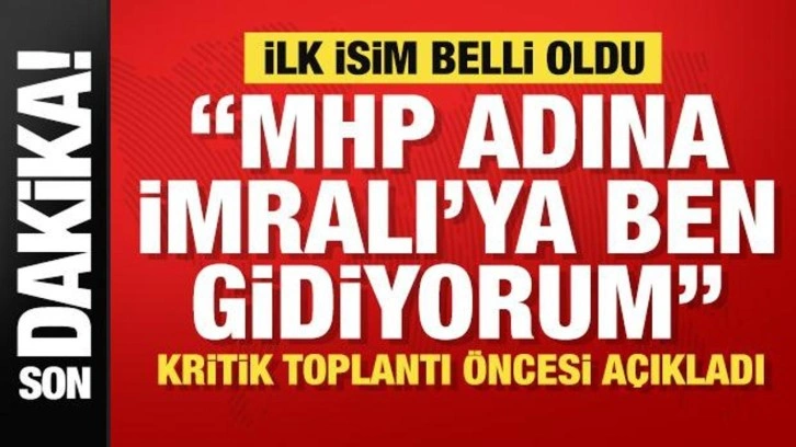 Feti Yıldız: MHP adına İmralı'ya ben gideceğim