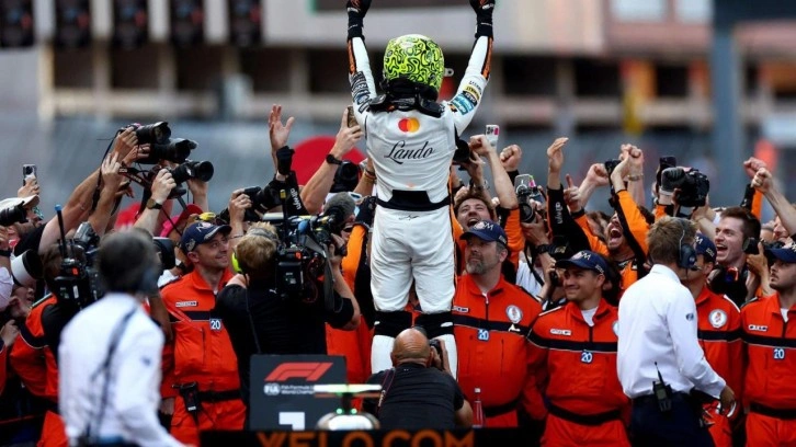 Formula 1'de Monako Grand Prix'sini Lando Norris kazandı