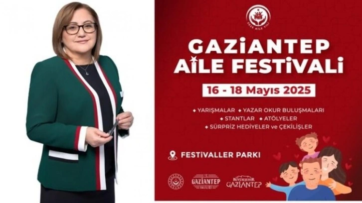 Gaziantep Aile Yılı Festivali için geri sayım başladı