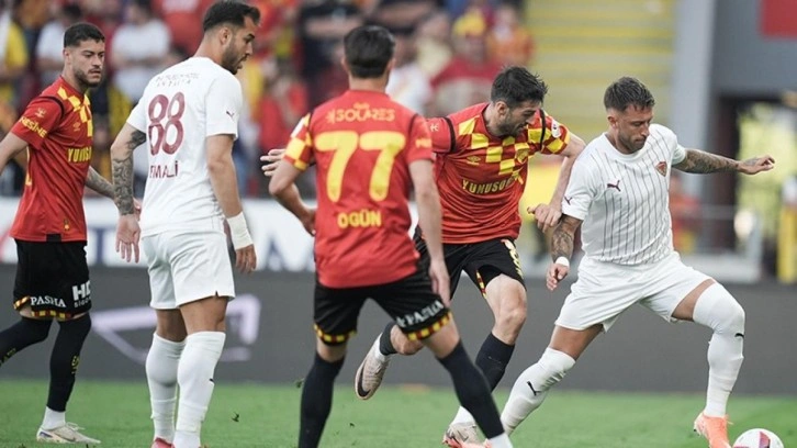 Göztepe, 10 kişilik Hatayspor'a diş geçiremedi