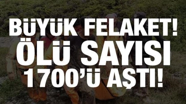 Güney Asya'da büyük felaket: Ölü sayısı 1700'ü aştı