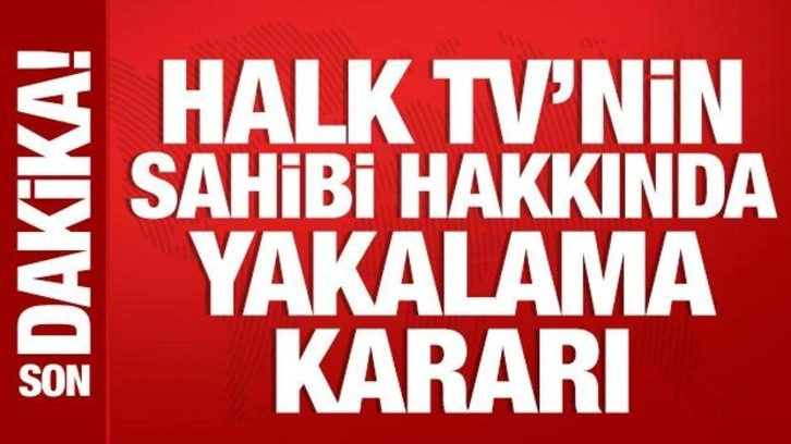 Halk Tv'nin sahibi Cafer Mahiroğlu hakkında yakalama kararı