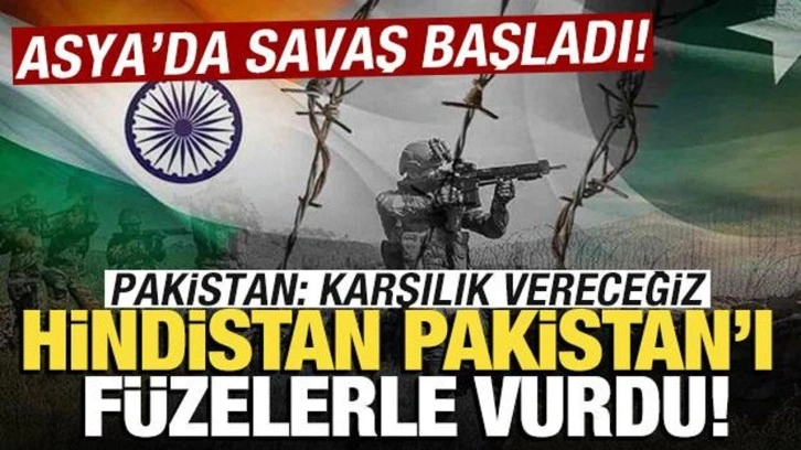 Hindistan'dan Pakistan'a füze saldırısı! Pakistan: Hindistan'a ait 5 savaş uçağı düşü