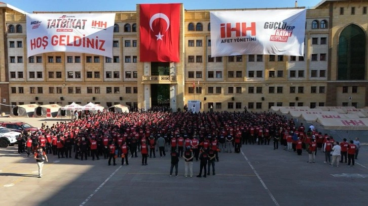 İHH 5’inci Ulusal Afet Yönetimi Tatbikatı gerçekleştirildi