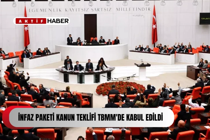 İnfaz paketi kanun teklifi TBMM'de kabul edildi...